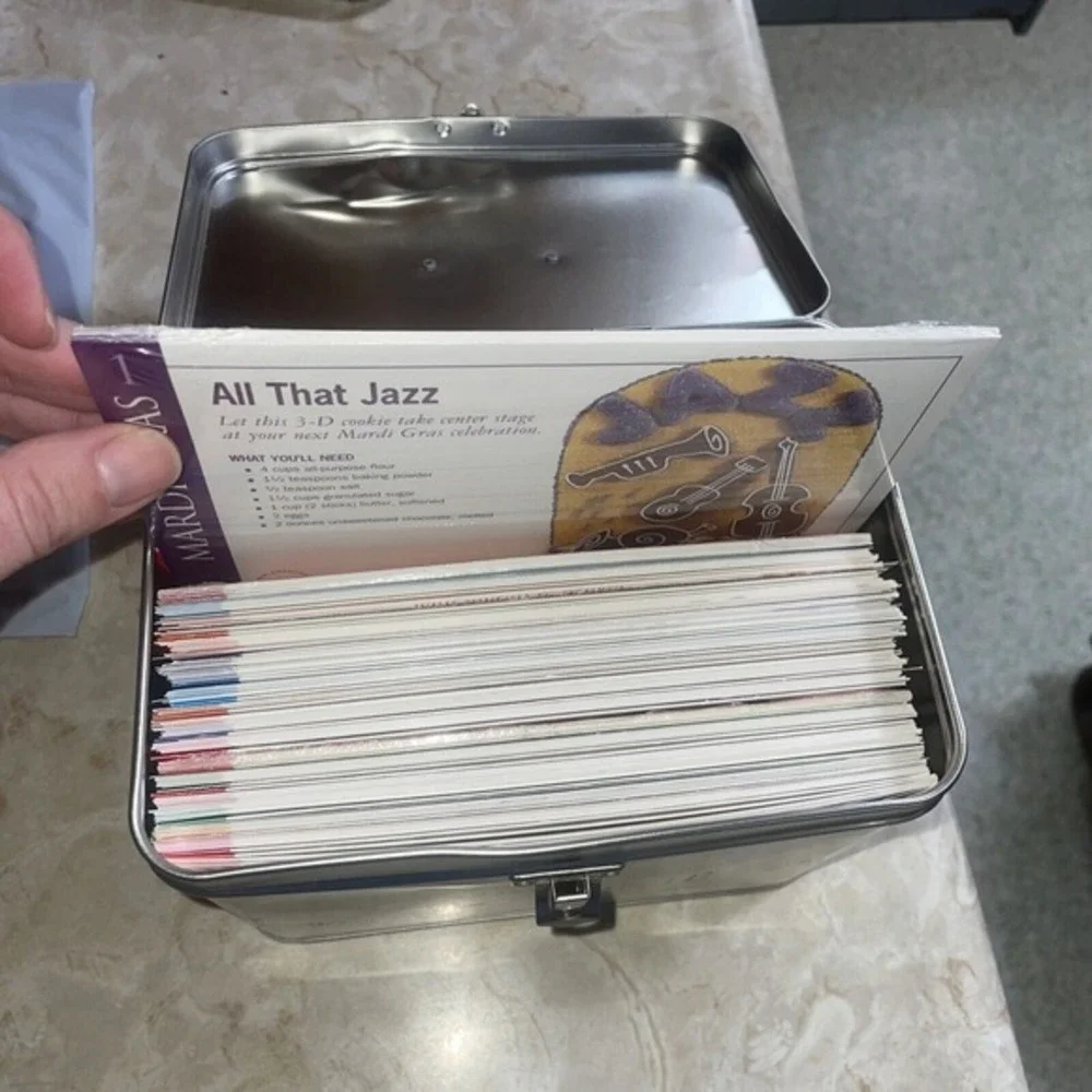 Great American Home Baking Cookie‎ Collection Tin With Recipe Cards